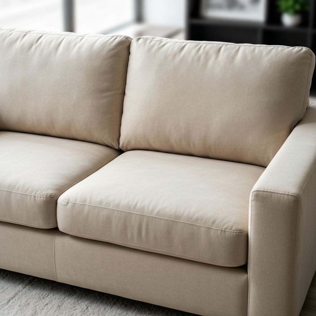 거실 소파 딥클리닝 - 청소 후